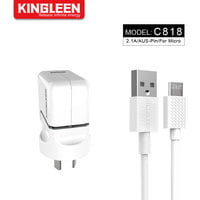 Wall Charger Combo [Samsung Micro cable] QL-C848 (20pcs in a box)