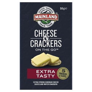 Mainland On The Go EXTRA TASTY Cheese And Crackers 50g (7 a box)136770