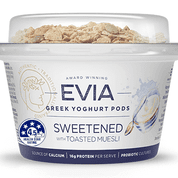 Evia Pods 170g Sweetened With Toasted Muesli (6 a box)