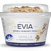 Evia Pods 170g Vanilla with Toasted Muesli DISCONTINUED DO NOT ORDER