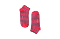 Socks Sport Low Cut / Light Low cut light sole, grey and pink strips S-LC-LS-012 Site 1,22,105,133