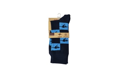 Socks Souvenir Business Black and blue Kangaroo SB003 Site 81,82,83,102