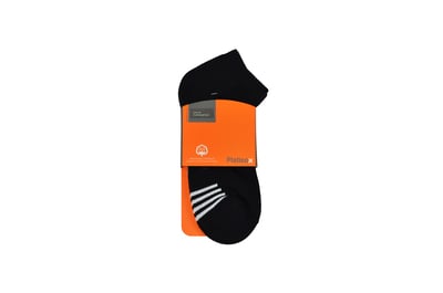 Socks Sport Low cut / Cush Sole Stiped black & white cushioned sole S-LC-CS-003 Site 8,29,30,132