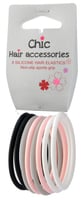 8 SILICONE HAIR ELASTICS Non-slip sports grip HA007 8 SILICONE HAIR ELASTICS Non-slip sports grip HA007