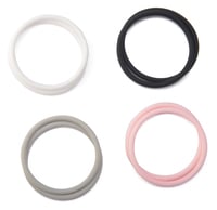 8 SILICONE HAIR ELASTICS Non-slip sports grip HA007 8 SILICONE HAIR ELASTICS Non-slip sports grip HA007