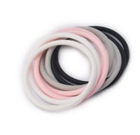 8 SILICONE HAIR ELASTICS Non-slip sports grip HA007 8 SILICONE HAIR ELASTICS Non-slip sports grip HA007