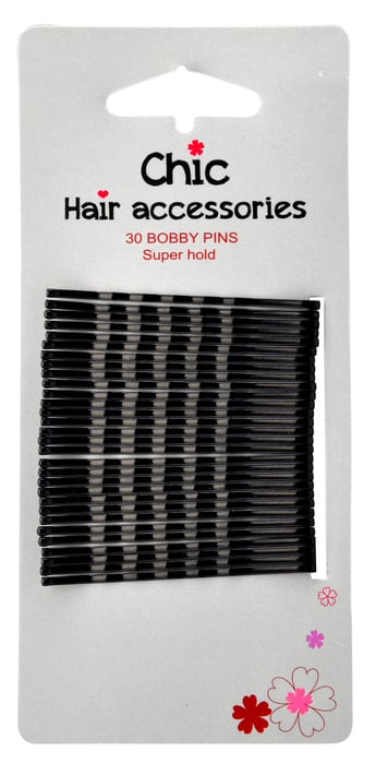 30 BOBBY PINS Super hold HA023