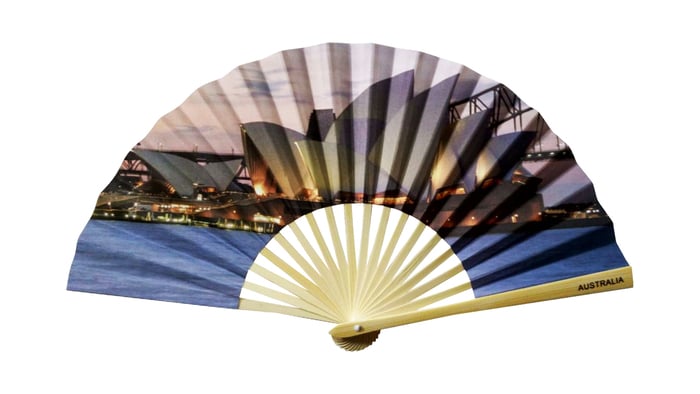 Hand Fan Opera Sunset HF1045