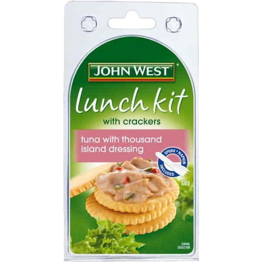 John West Tuna Lunch Kit Thousand Island Dressing 108g (8 pcs in a box)391472