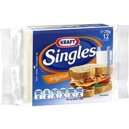 Kraft Cheese Singles Original 216g (24 a box)949830