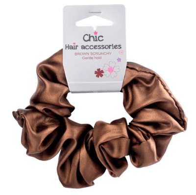 BROWN SCRUNCHY Gentle hold BROWN HA054