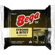 Bega Vintage Cheese Block 250g (24 a box)112598