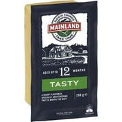 Mainland Tasty Cheddar Cheese Block 250g 182218 (12 a box)