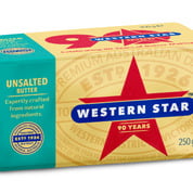 Western Star Continental Unsalted Butter Block 250g (32 a box)871948